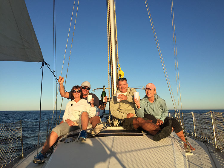 Sailing per hour